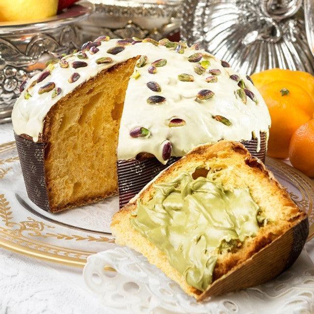 Fiasconaro - Dolce & Gabbana Pistachio Panettone with Pistachio Cream in Red Tin (1kg)