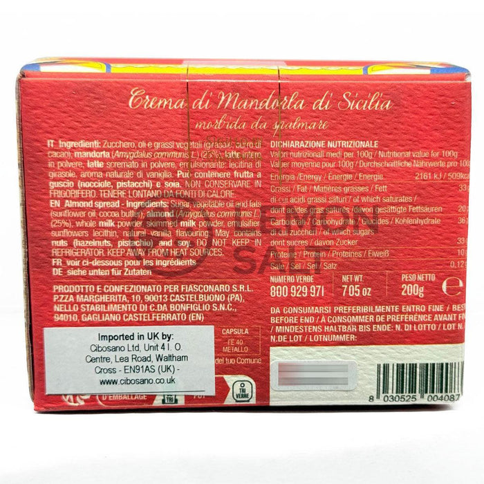 Fiasconaro - Dolce & Gabbana Sicilian Soft Spreads - Almond (200g) - LemonSalt