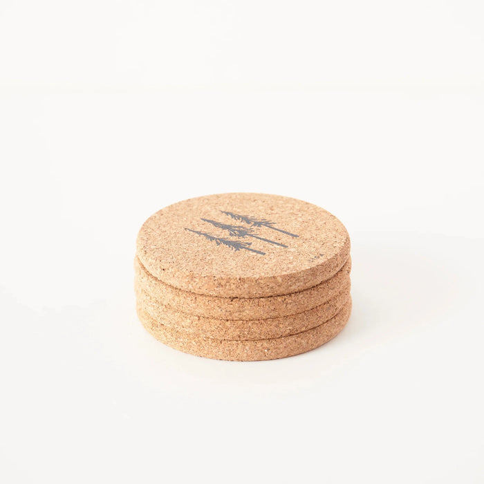 Liga Cork Coaster - Fir Trees