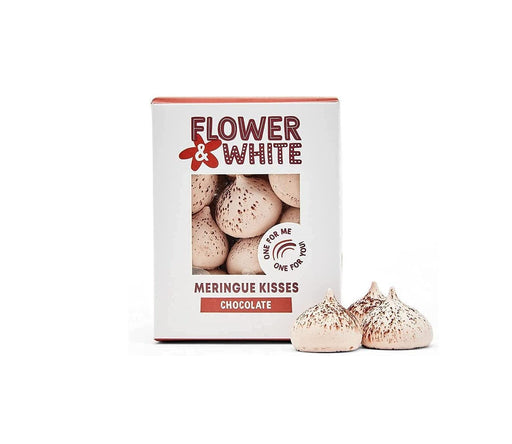 Flower & White - Chocolate Meringue Kisses (100g) | {{ collection.title }}