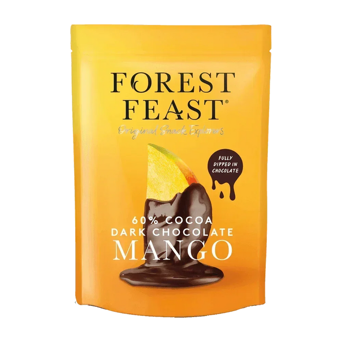 Forest Feast - Dark Chocolate Mango Strips (100g) - LemonSalt