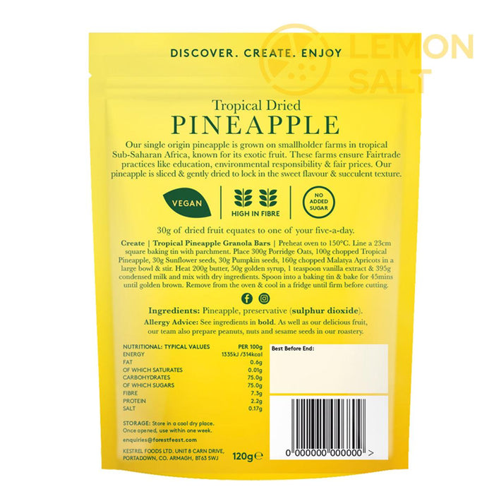 Forest Feast - Dried Tropical Pineapple (550g) | {{ collection.title }}