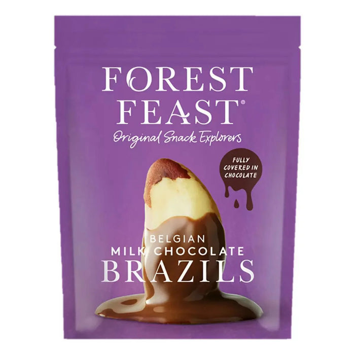 Forest Feast Extra Thick Belgian Milk Chocolate Brazil Nuts (1kg)