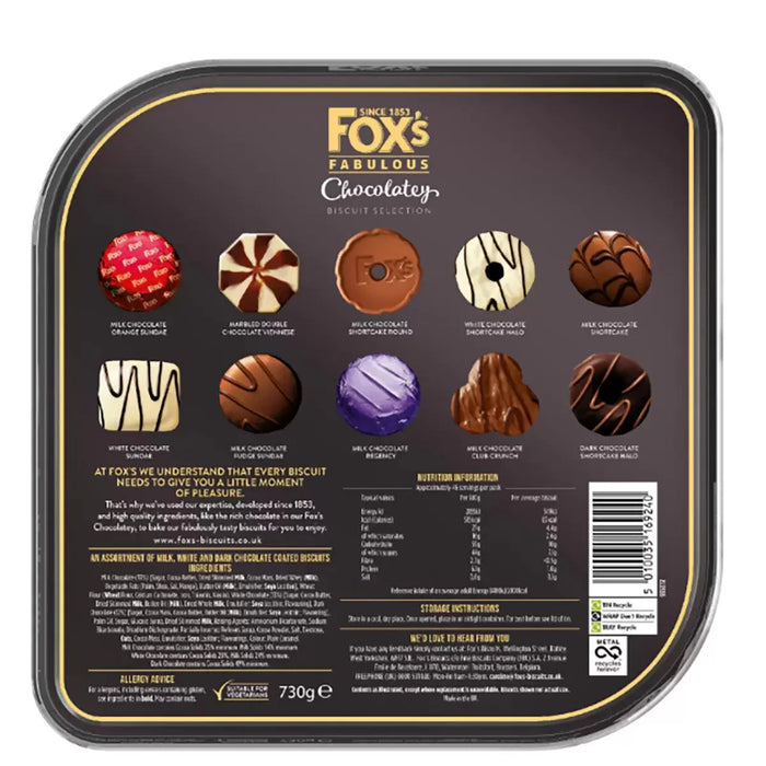 Fox's Chocolatey Biscuit Selection (730g)