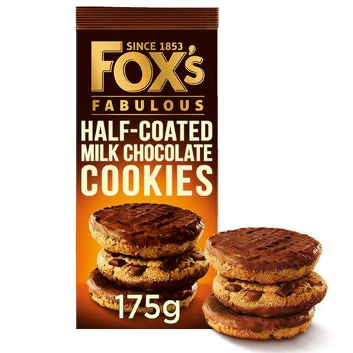 Fox's Fabulous - Half Coated Milk Chocolate Cookies (175g) | {{ collection.title }}