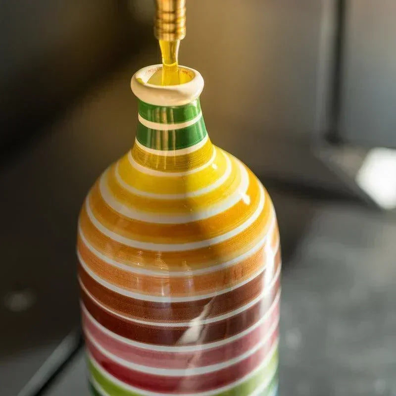 Frantoio Muraglia Intense Fruity Extra Virgin Olive Oil - Rainbow Bottle (500ml) - LemonSalt