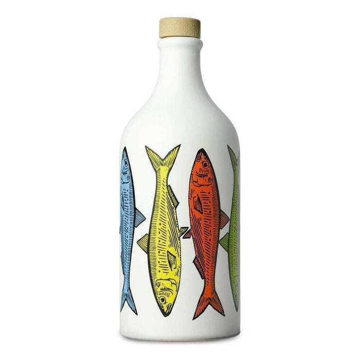 Frantoio Muraglia Intense Fruity Extra Virgin Olive Oil - Sardines Pop Art (500ml) - LemonSalt