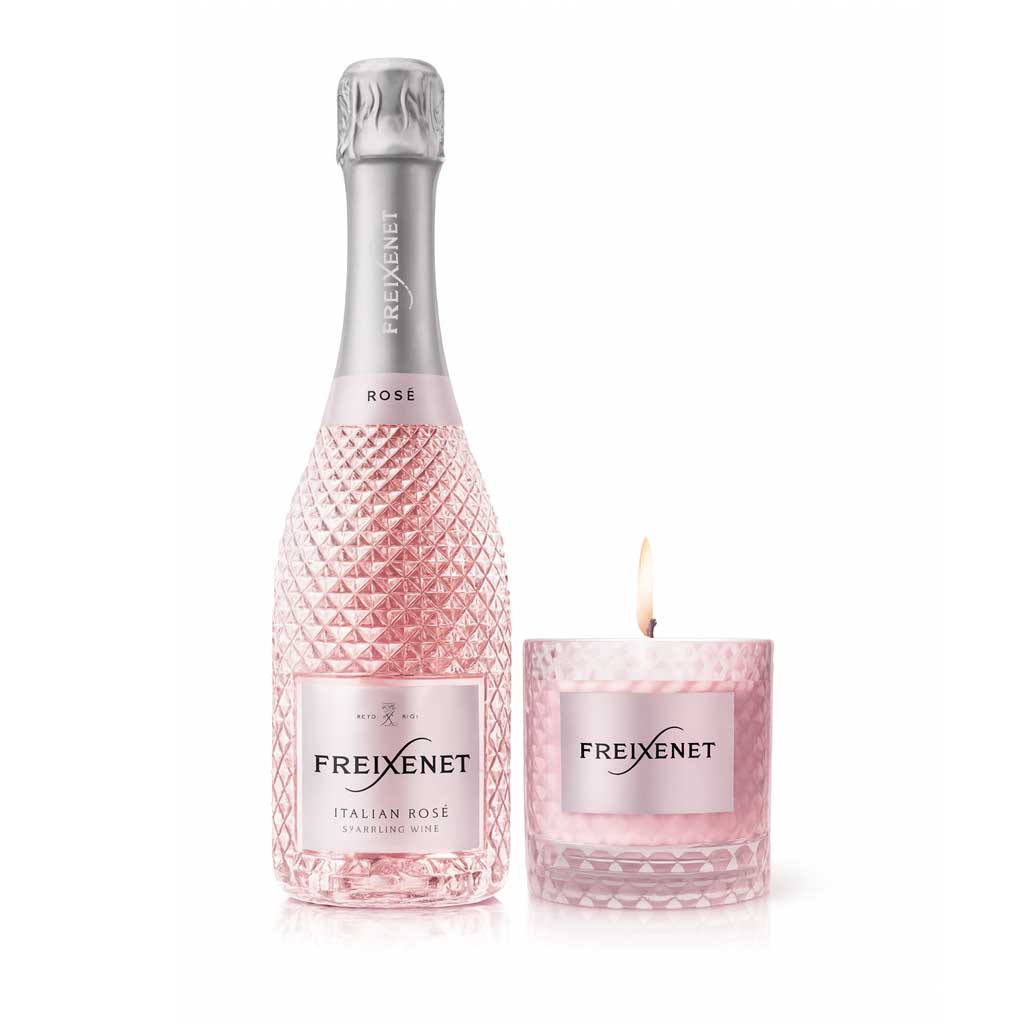 Freixenet Italian Sparkling Rose & Scented Candle Gift Box