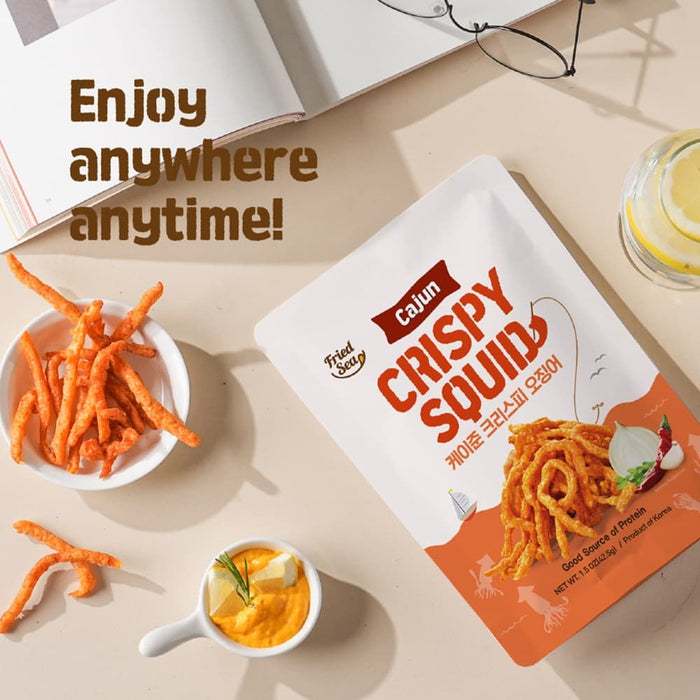 Fried Sea - Crispy Fried Squid Cajun Flavour (42.5g) - LemonSalt