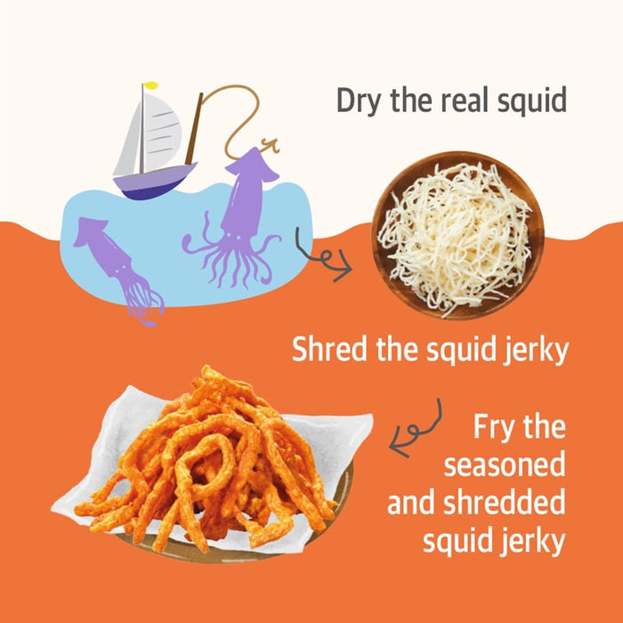 Fried Sea - Crispy Fried Squid Cajun Flavour (42.5g) - LemonSalt