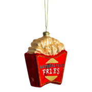 Fries / Chips Decorative Glass Hanging Ornament