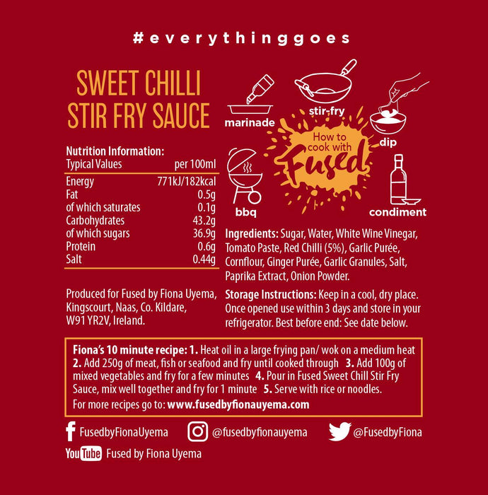 Fused Sweet Chilli Stir Fry Sauce (100g) | {{ collection.title }}