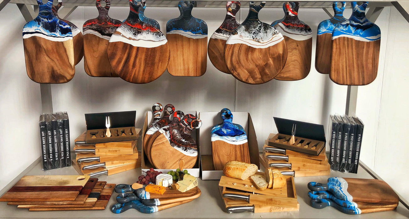 Fusion'D Design Paddle Board Black & Gold