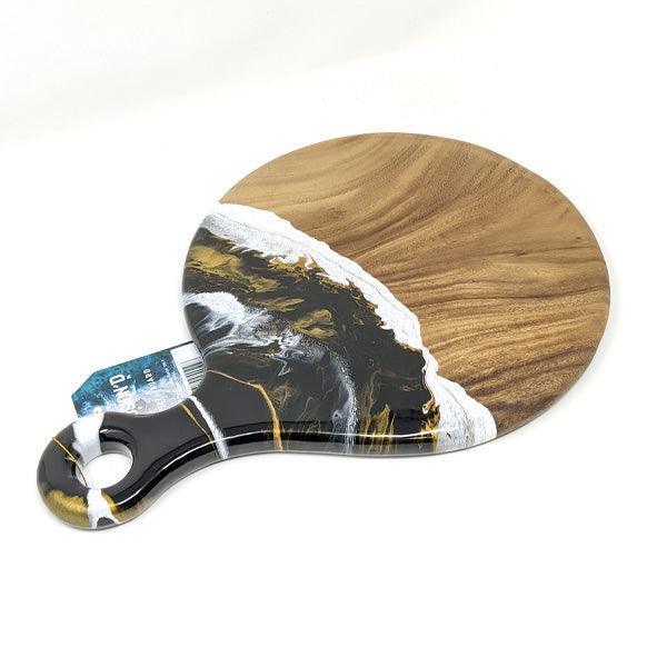 Fusion'D Design Pizza Board Black & Gold