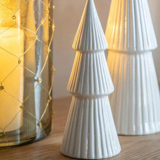 Gallery Astrid Tree Décor - White (small) | {{ collection.title }}