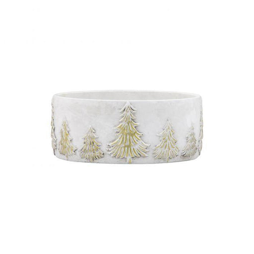 Gallery Forest Planter - White & Gold (large) | {{ collection.title }}