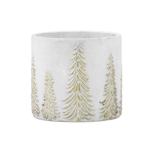 Gallery Forest Planter - White & Gold (small) | {{ collection.title }}