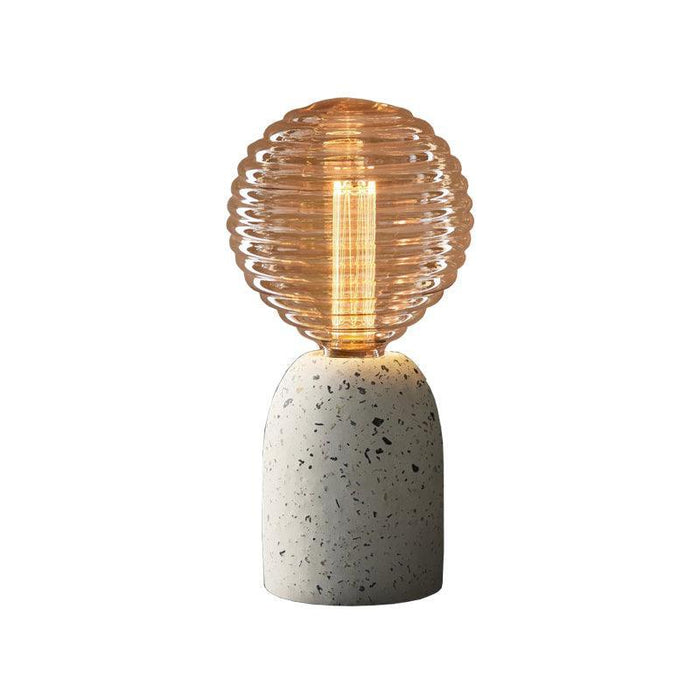 Gallery Lamp Set (Terrazzo Base & Beehive bulb)