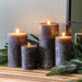 Gallery Pillar Candle Rustic Large - Slate (18.5cm) - LemonSalt