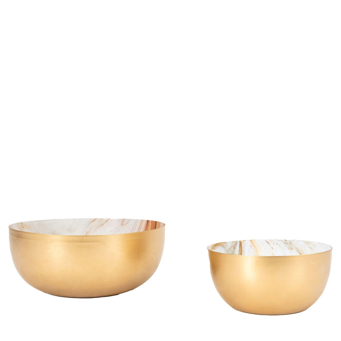 Gallery Sahara Marbled Bowls (Set of 2) | {{ collection.title }}