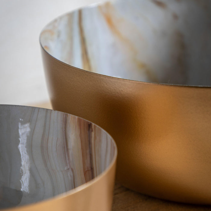Gallery Sahara Marbled Bowls (Set of 2)