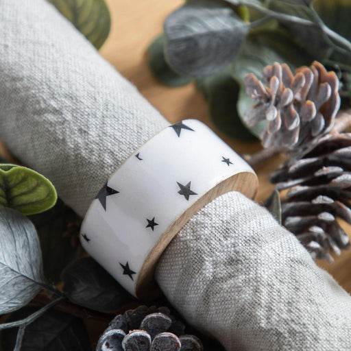 Gallery Starry Napkin Rings Set of 4 | {{ collection.title }}