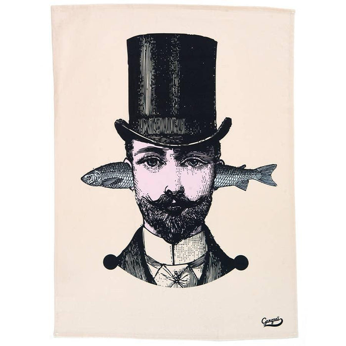 Gangzai Design Aristo Fish Tea Towel - LemonSalt
