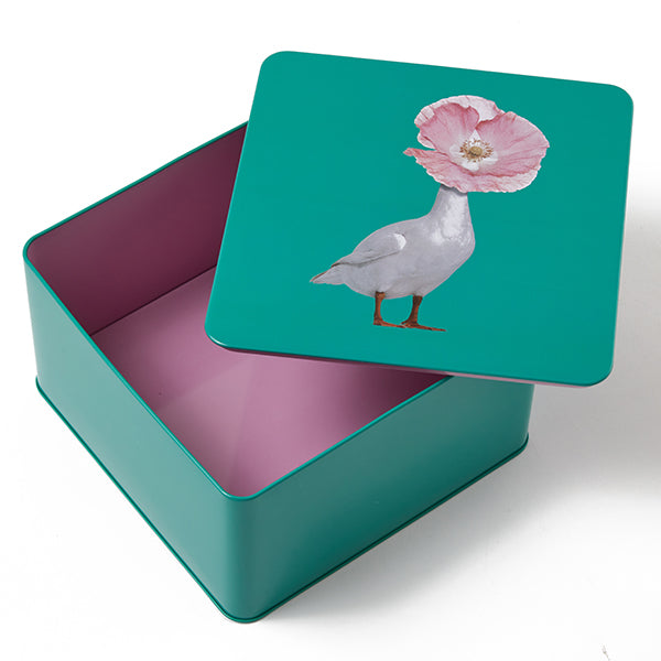 Gangzai Design Diva Square Tin Box