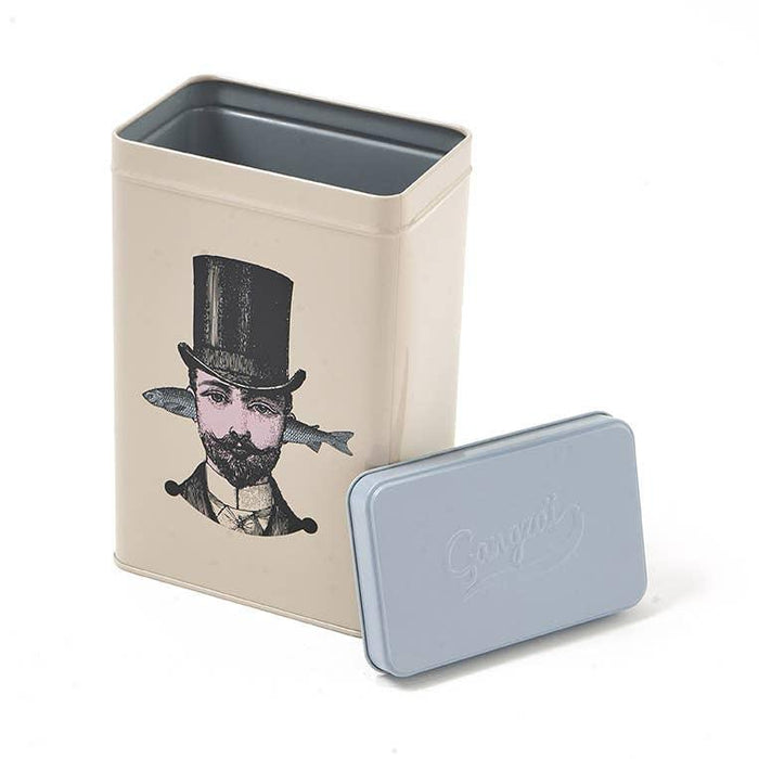 Gangzai Design Rectangular Tin box Aristo Fish - LemonSalt
