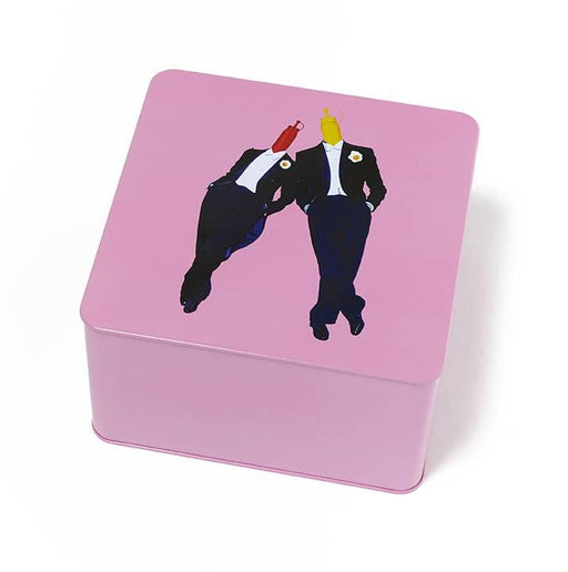 Gangzai Design Square Metal Box Ketch & Mout - LemonSalt