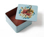 Gangzai Design Square Metal Box Tiger Flower - LemonSalt
