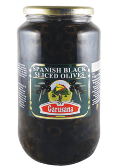 Garusana Spanish Black Sliced Olives (935g) | {{ collection.title }}