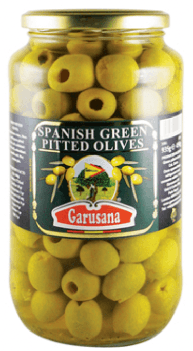 Garusana Spanish Green Pitted Olives (935g) | {{ collection.title }}
