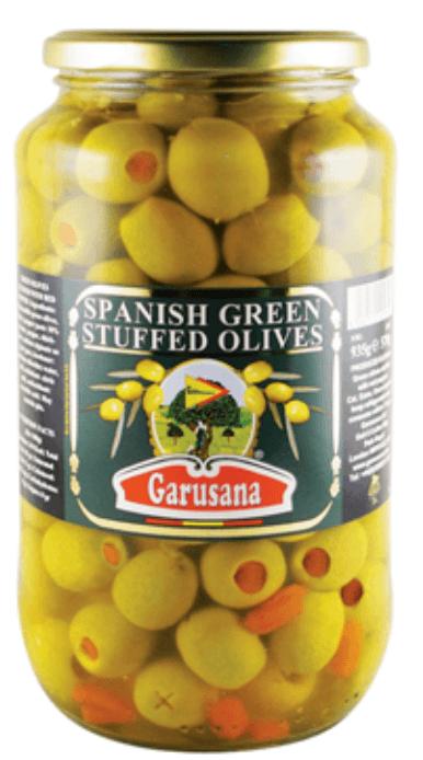 Garusana Spanish Green Stuffed Olives (935g) | {{ collection.title }}