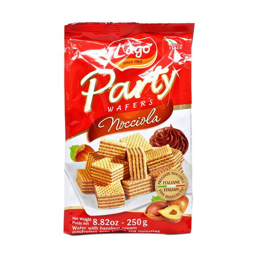 Gastone Lago Hazelnut Cream Wafer Biscuits (250g) - LemonSalt