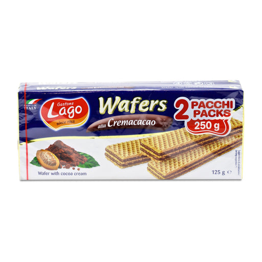 Gastone Lago Wafers with Cocoa Cream (125g) - Double Pack | {{ collection.title }}
