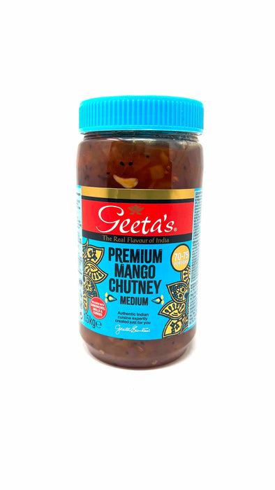 Geeta's Premium Mango Chutney - Medium (1.5kg)