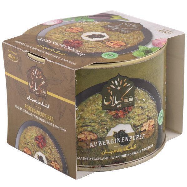 Gilani Mashed Aubergine with Fried Garlic & Mint - Kashk-e-Bademjan (460g) - LemonSalt