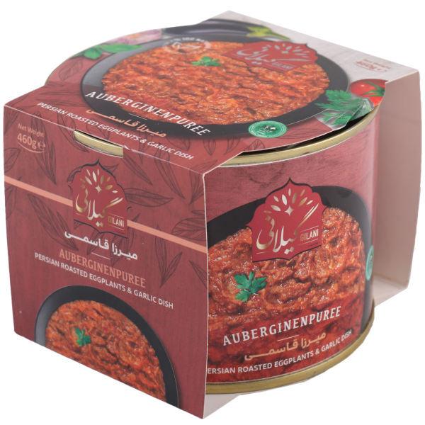 Gilani Persian Roasted Aubergine & Garlic Tin - Mirza Ghasemi (460g) - LemonSalt