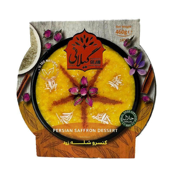 Gilani Saffron Rice Dessert Tin - Sholeh Zard (460g)