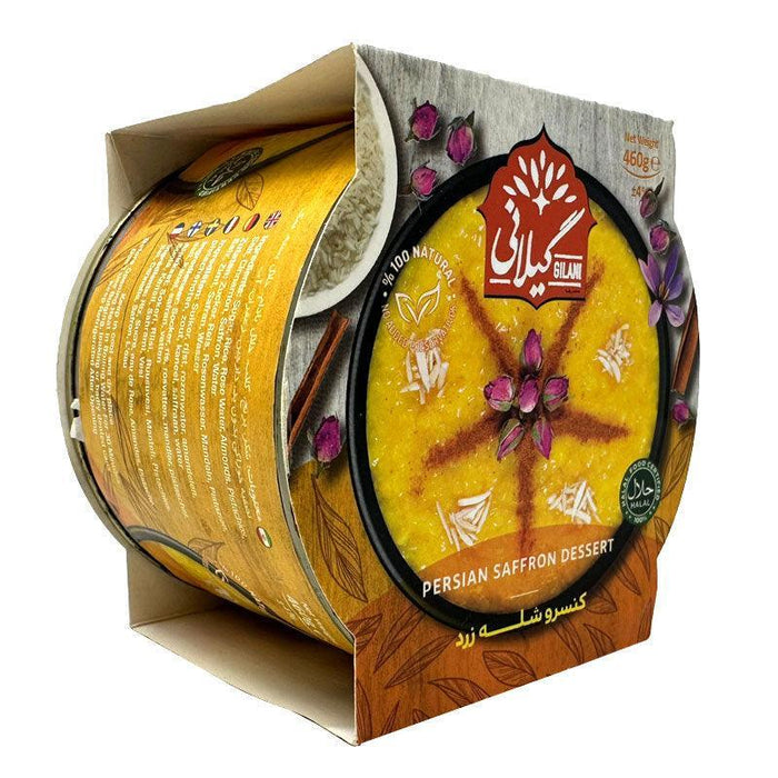 Gilani Saffron Rice Dessert Tin - Sholeh Zard (460g)