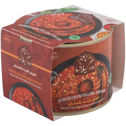 Gilani Yellow Split Pea Stew with Aubergine - Gheymeh Bademjan (460g) - LemonSalt