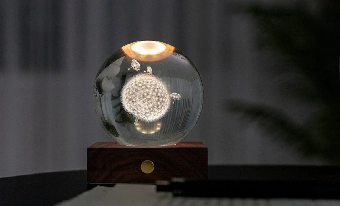 Gingko Amber Crystal Light - Dandelions - LemonSalt