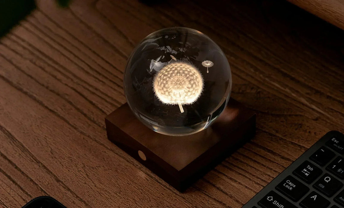 Gingko Amber Crystal Light - Dandelions - LemonSalt