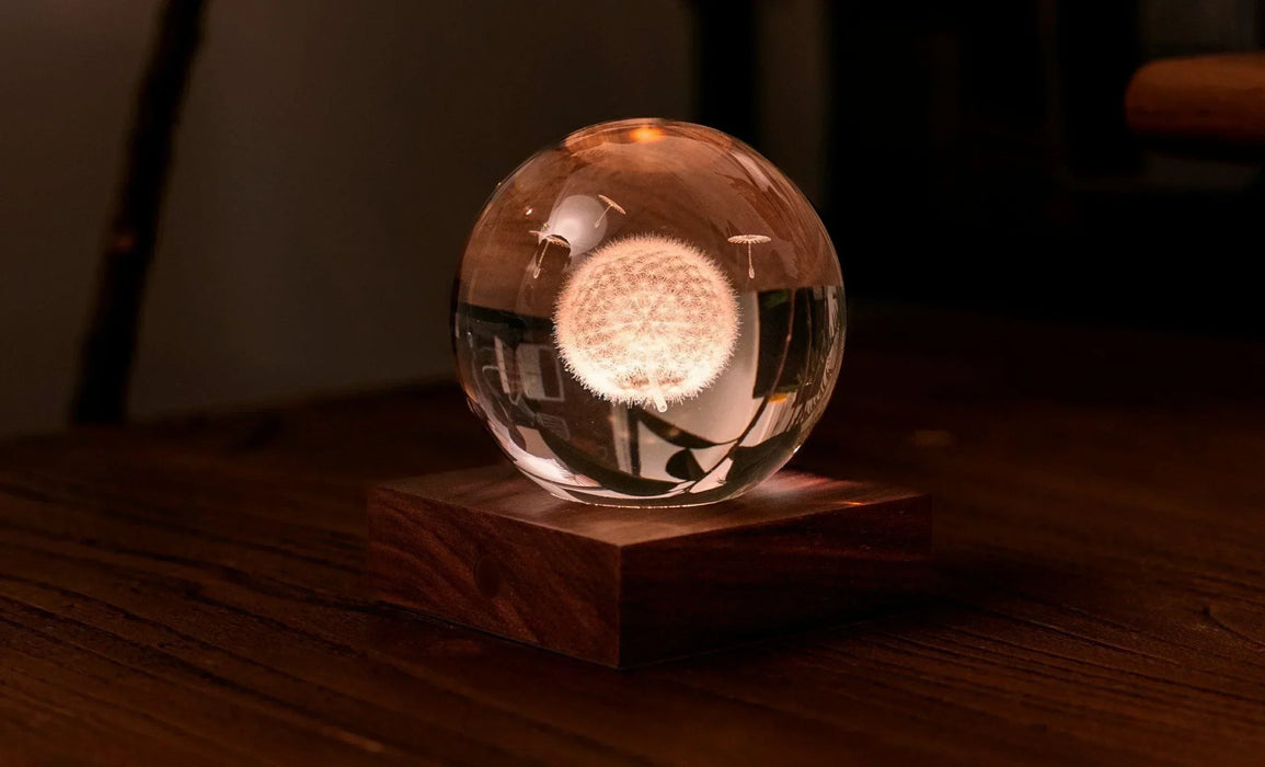 Gingko Amber Crystal Light - Dandelions - LemonSalt