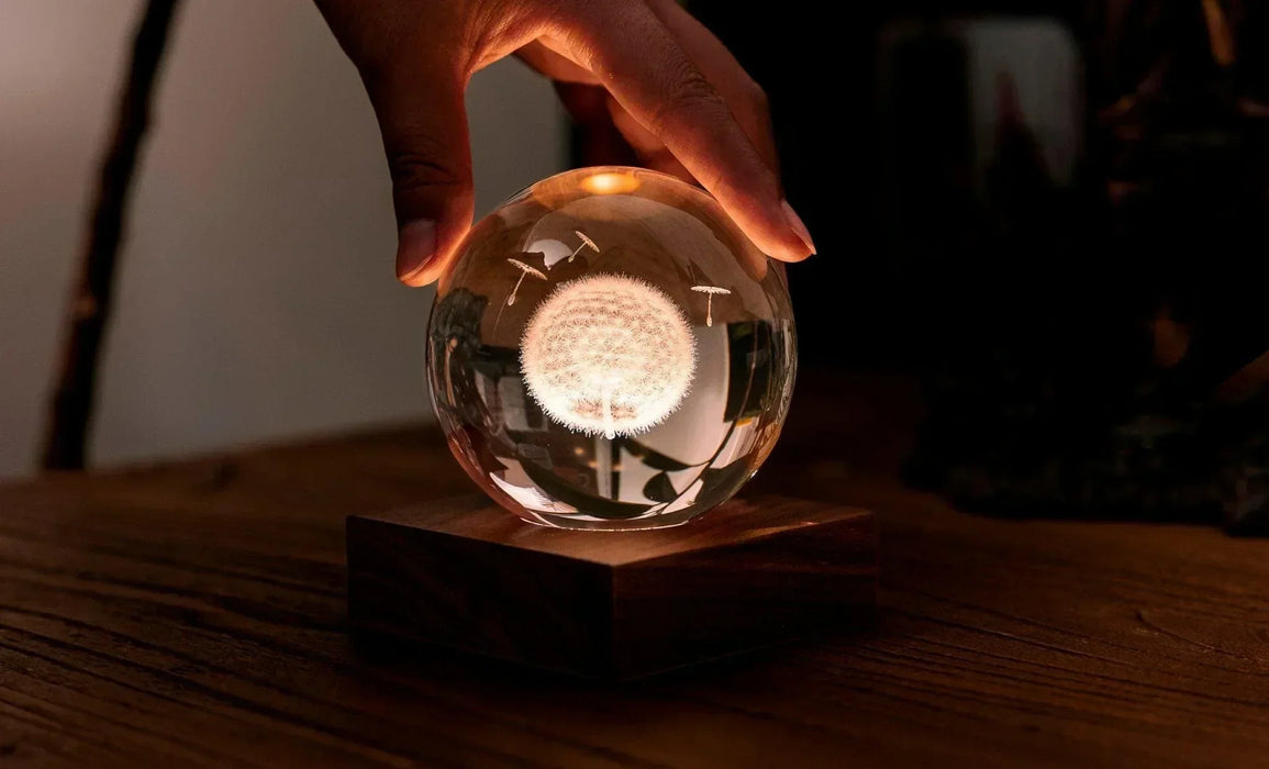 Gingko Amber Crystal Light - Dandelions - LemonSalt