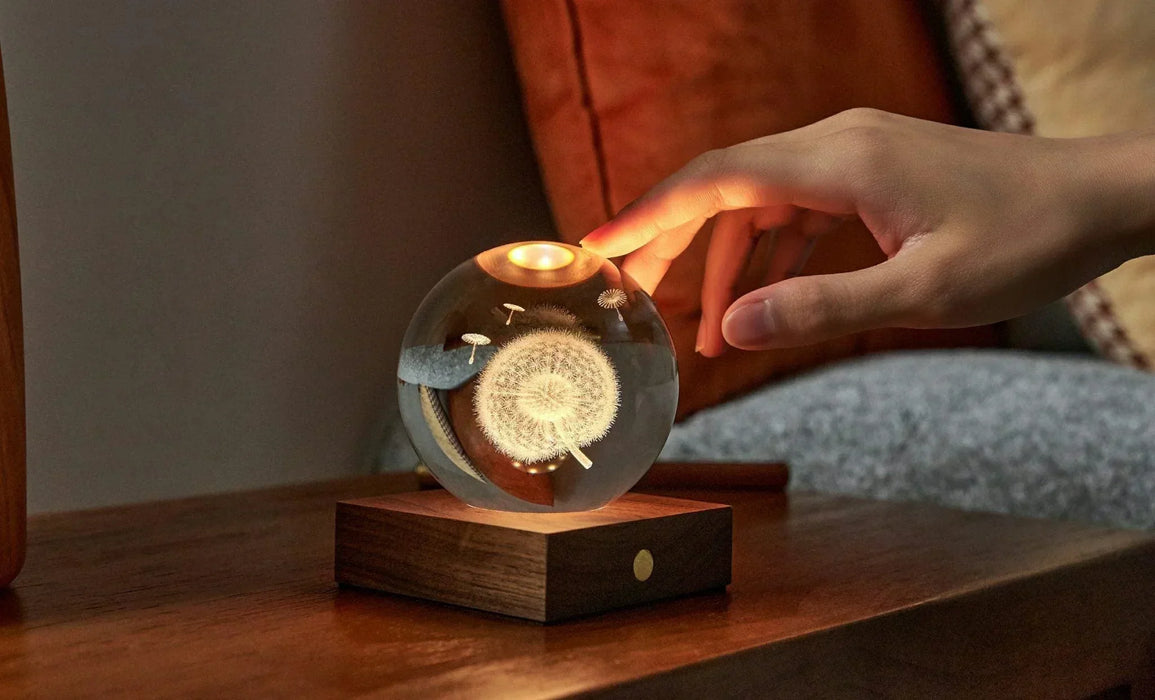 Gingko Amber Crystal Light - Dandelions - LemonSalt