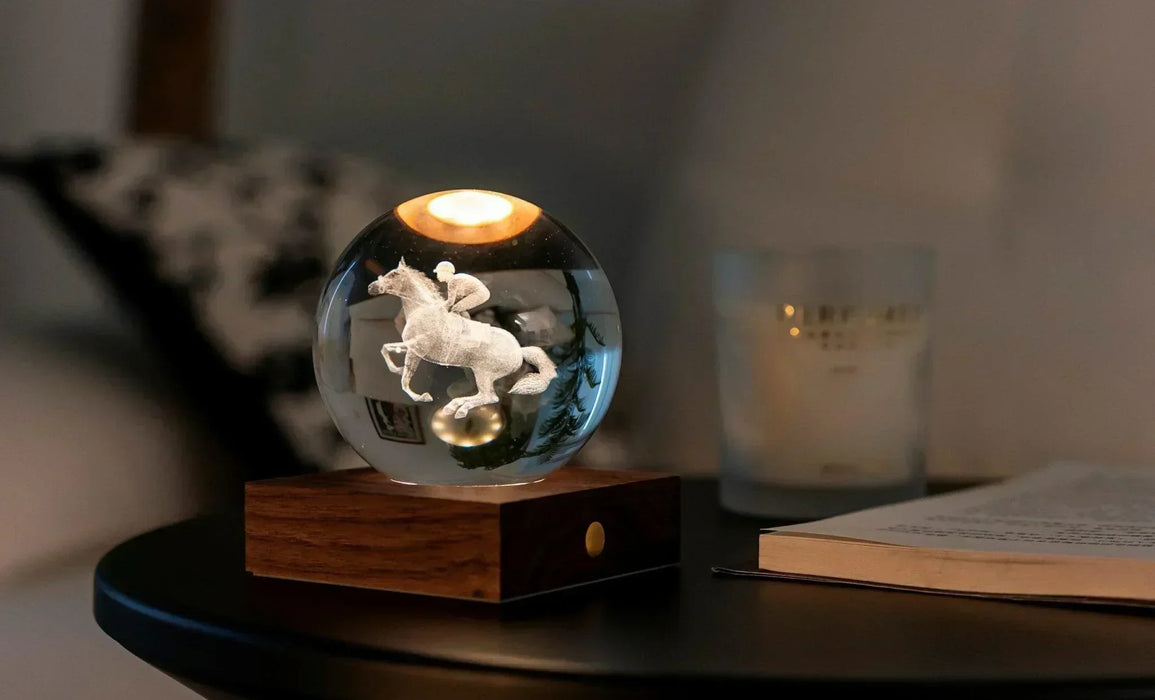 Gingko Amber Crystal Light - Horse Racing - LemonSalt