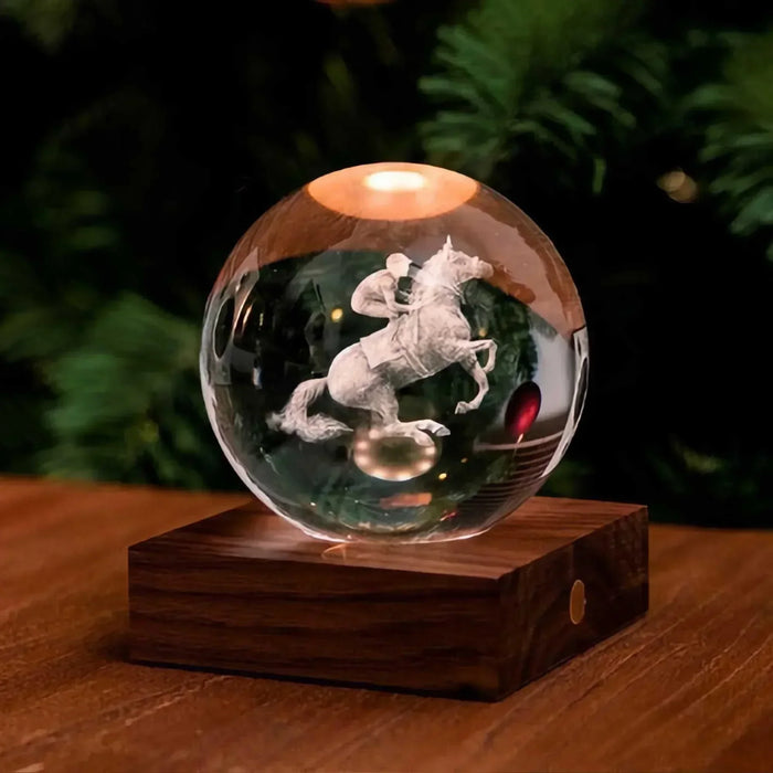 Gingko Amber Crystal Light - Horse Racing - LemonSalt