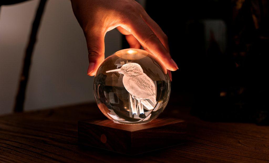 Gingko Amber Crystal Light - Kingfisher - LemonSalt